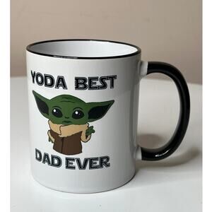 Star Wars Baby Yoda "Yoda Best Dad Ever" Mug - Grogu 11oz Ceramic Coffee Cup